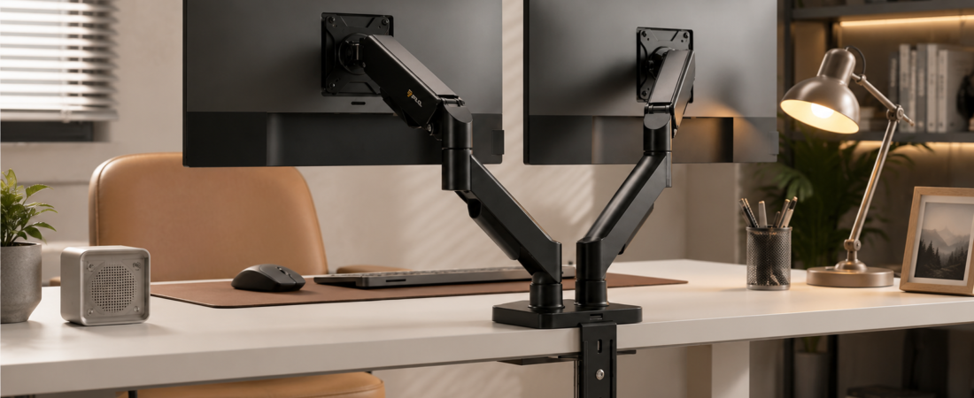 Suporte Duplo para Monitor de 17 a 35 Polegadas Vale a Pena? Review Completo, Prós, Contras e Onde Comprar